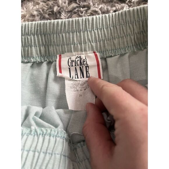 Vintage Cricket Lane Mint Green Skirt Sz 14 - Picture 4 of 6